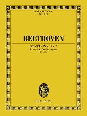 cover image of Symphony No. 2 D major